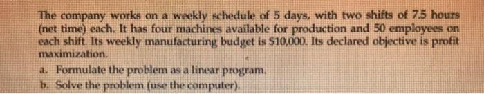 9. Carlo's International manufactures blue jeans.