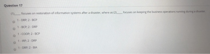 Question 16 6.5 points After completing a threat