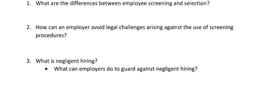 1. What are the differences between employee