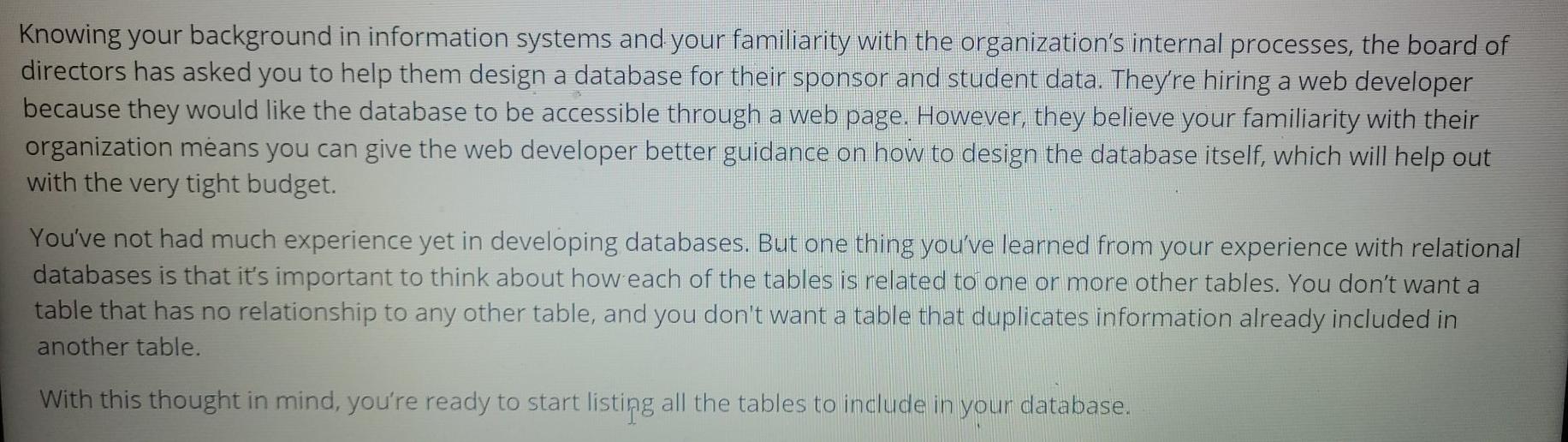 Sea Module 5 You Make the Decision Stem You've