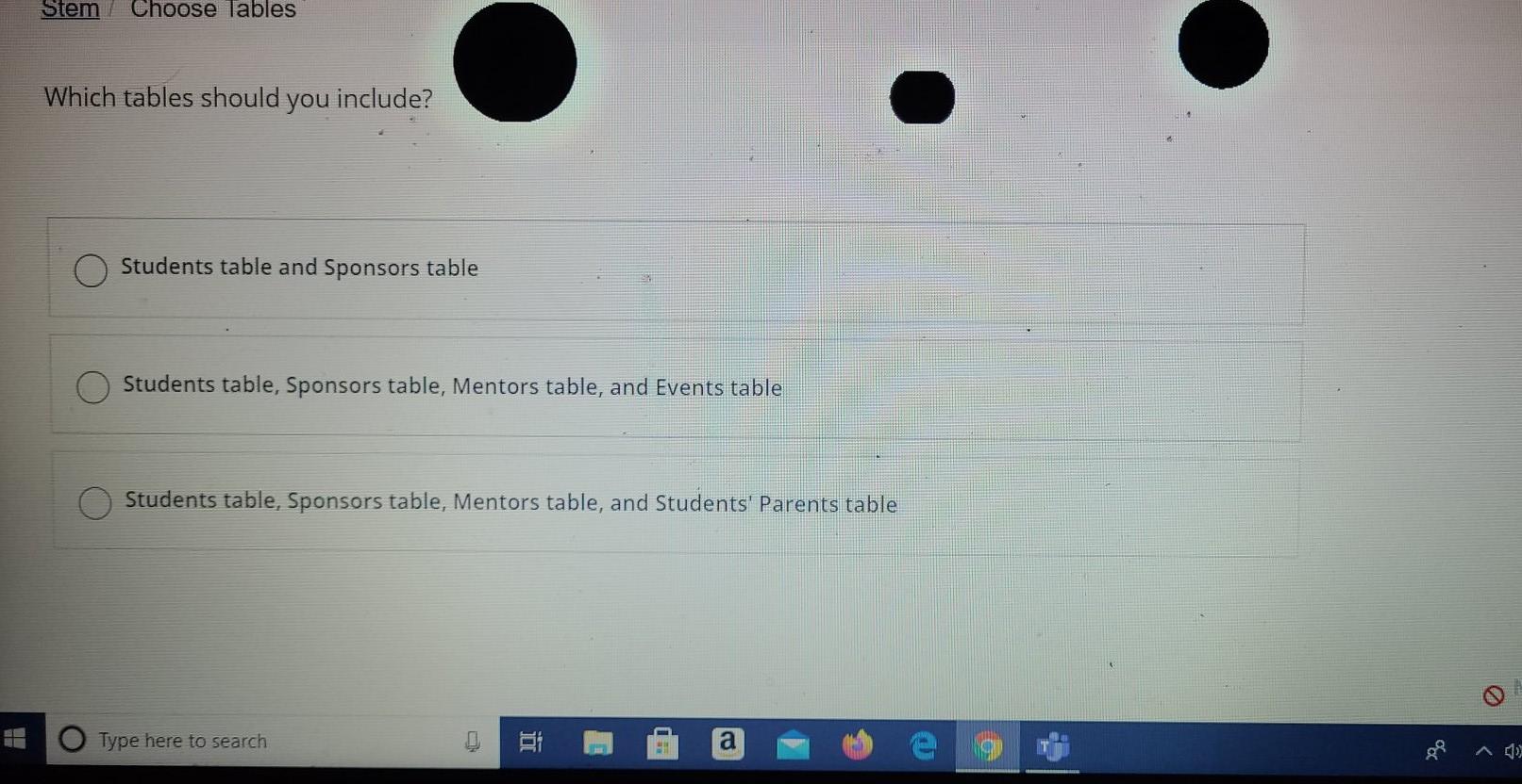 Sea Module 5 You Make the Decision Stem You've