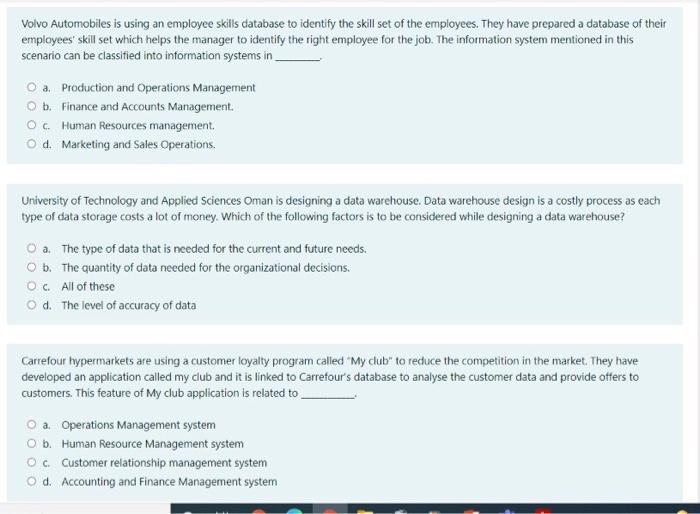 it is in management information system please