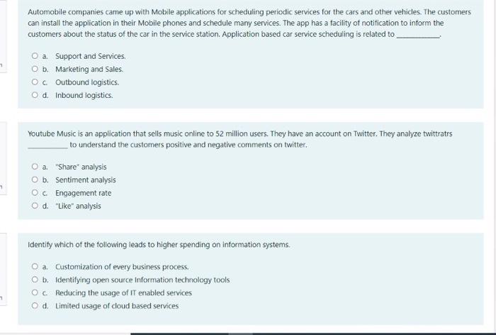 it is in management information system please