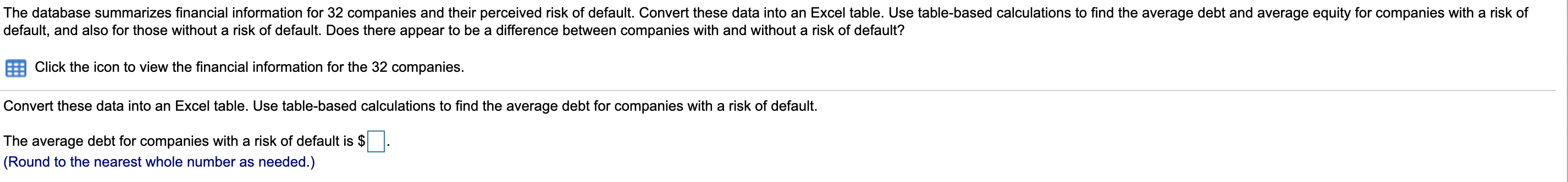 Please help me solve this. The database