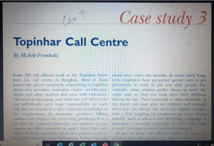 dont answer the questions on the case itself the