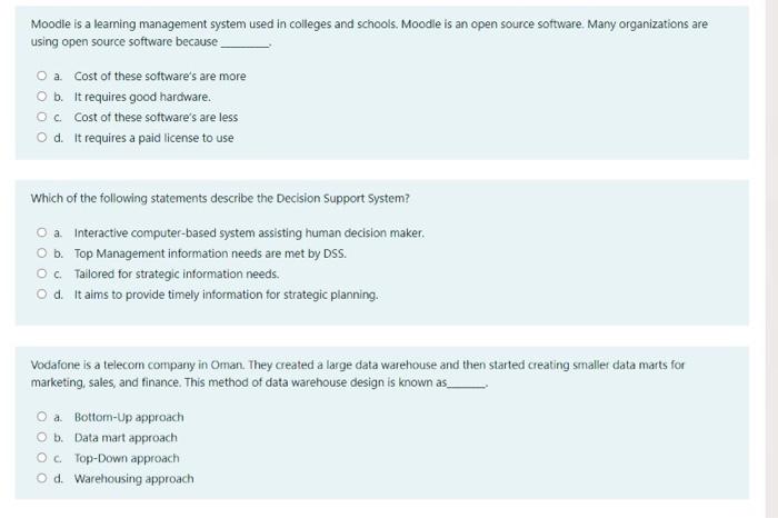 it is in management information system please