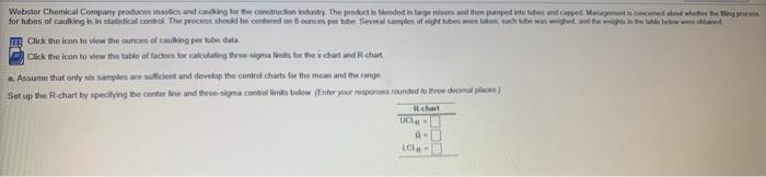 Webster Chemical Company produen masse and come