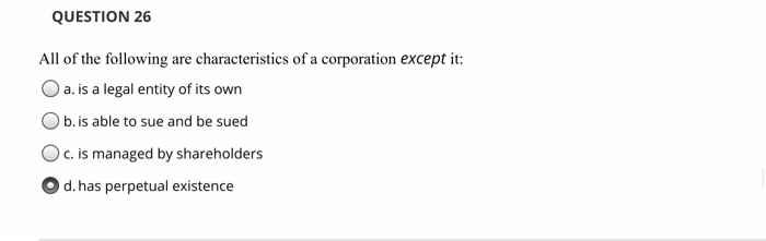 QUESTION 26 All of the following are