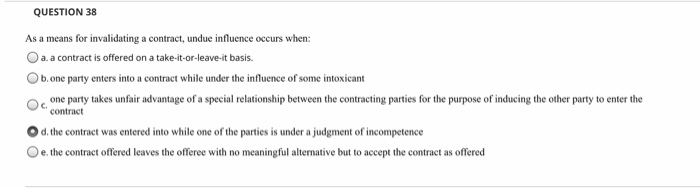 QUESTION 26 All of the following are
