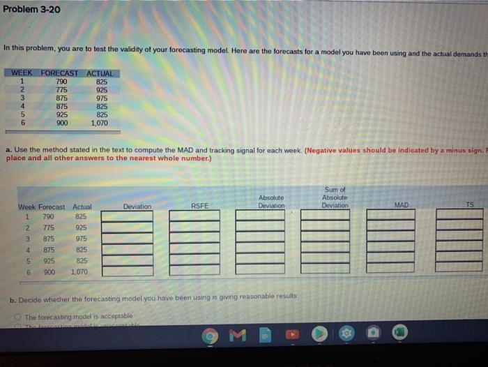 Problem 3-20 In this problem, you are to test the