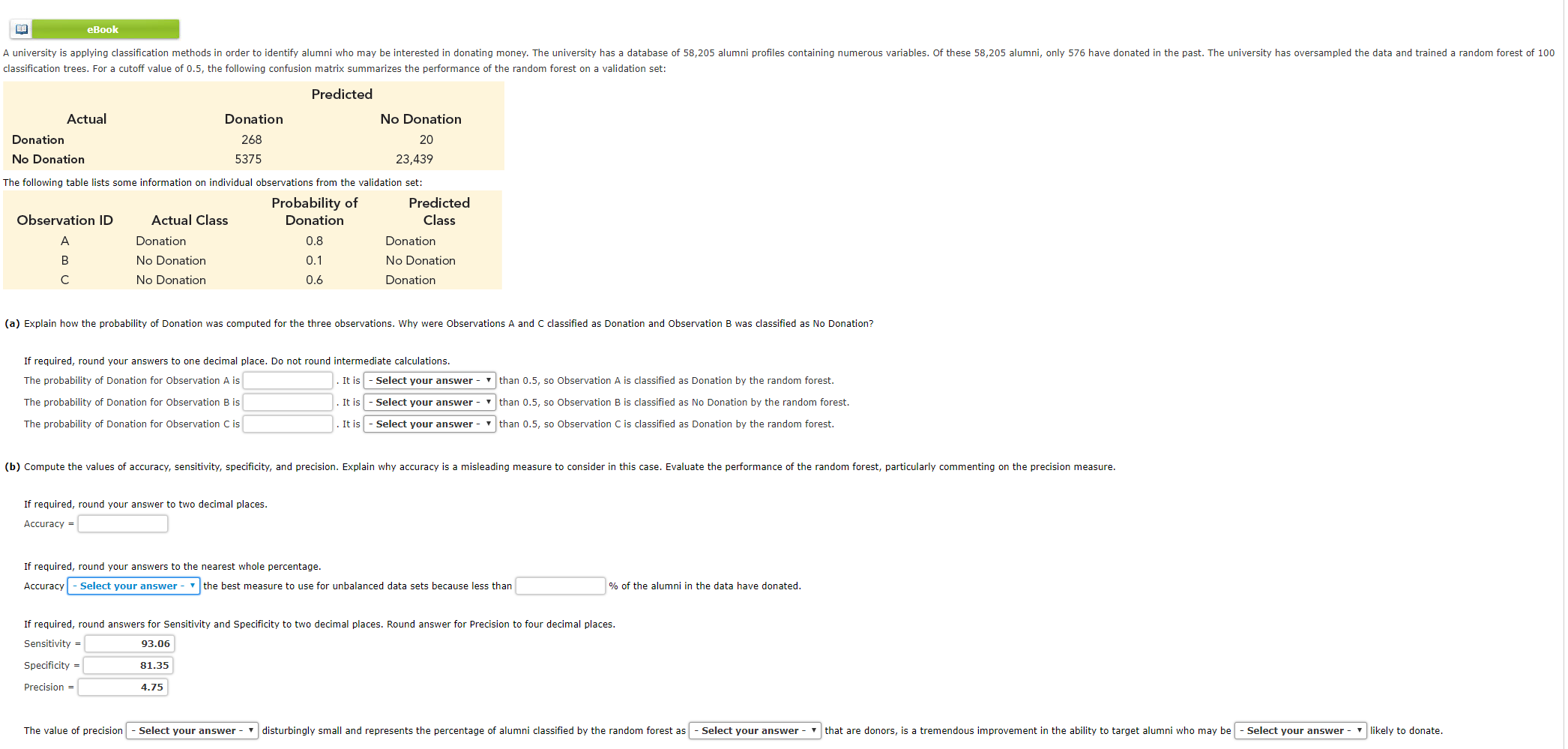 eBook A university is applying classification