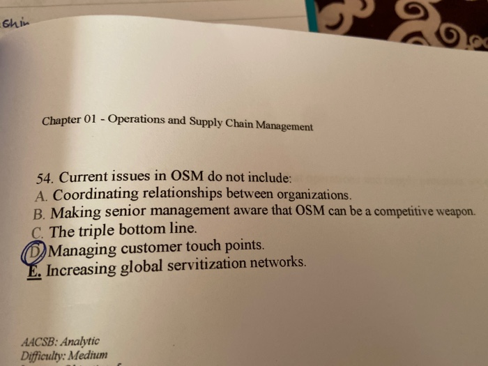 What is the correct answer D or E and why? shin