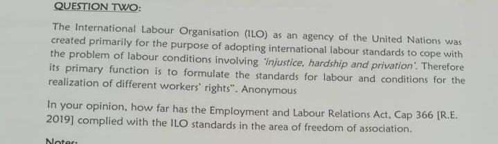 help the solution of this labour law question