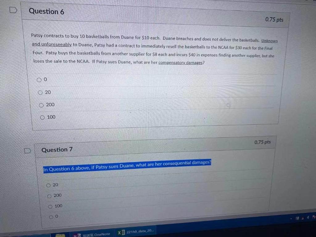 Question7 doesn't select 200, please be careful.