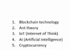 Briefly explain the topics given below!! 1.
