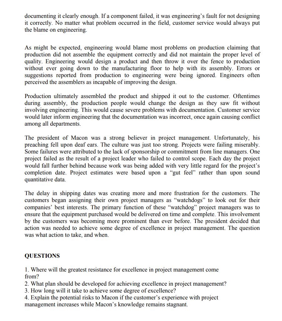 questions presented on this case in a minimum