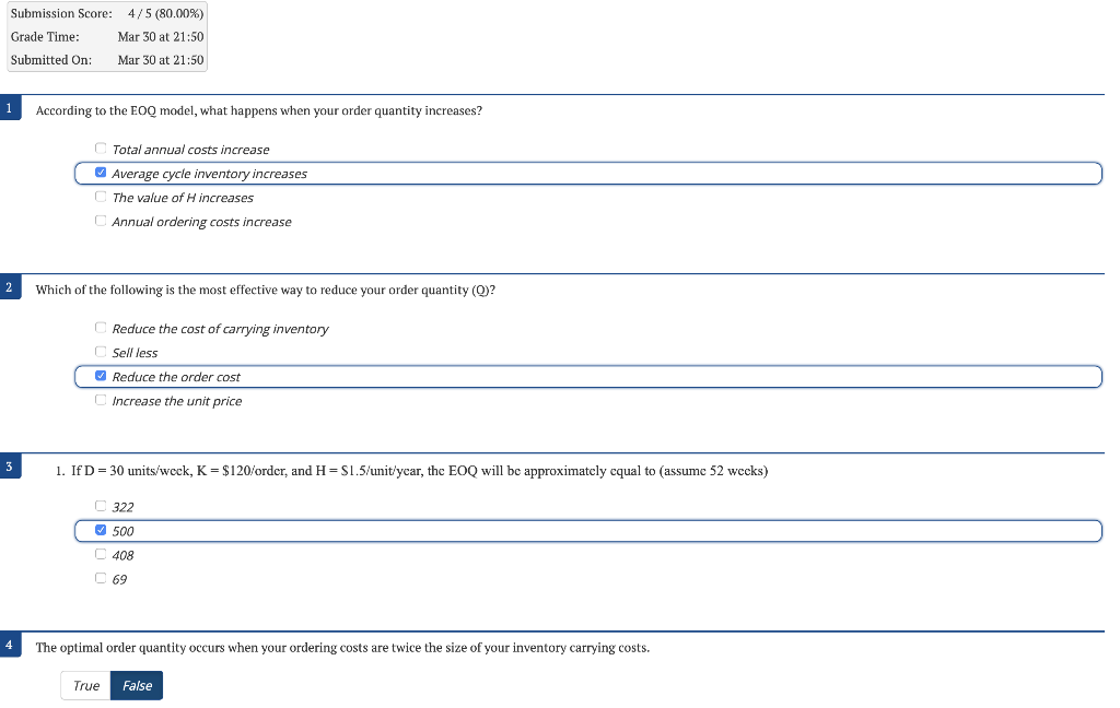 this is a review which one is wrong Submission