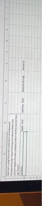 1 Bercise 1 Use Hookup formulato pull data for