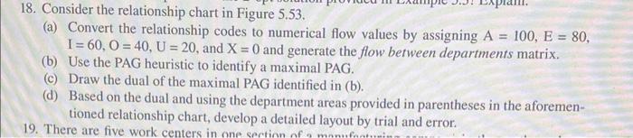 18. Consider the relationship chart in Figure