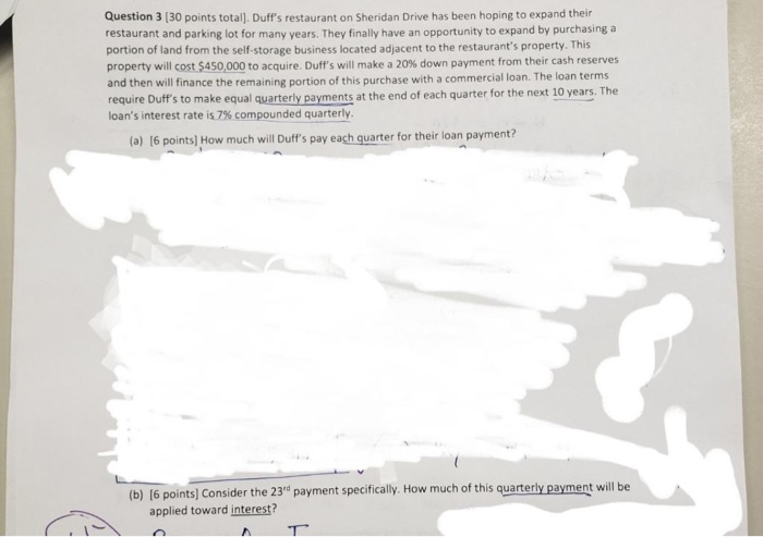 Please do not use excell, or any software. Only