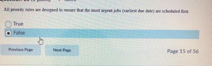 All priority rules are designed to ensure that