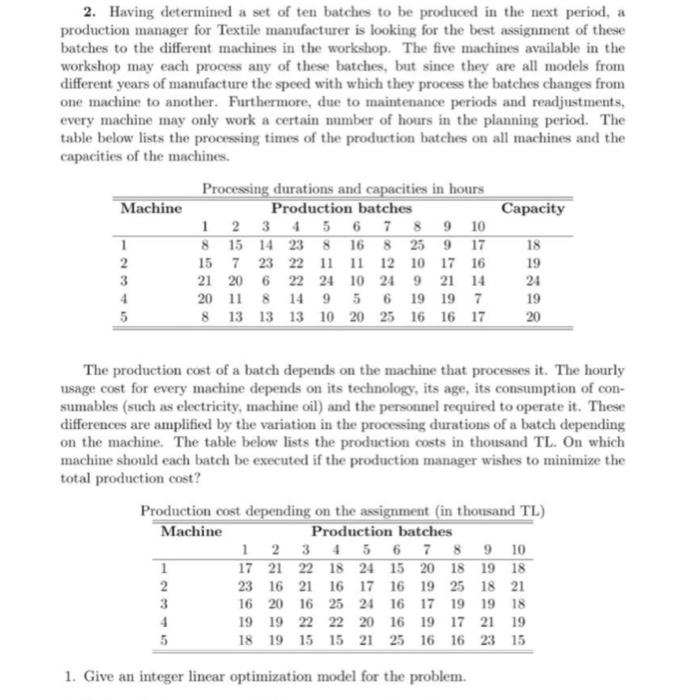 I DO NOT NEED THE CODE !!!! I NEED THE LINEAR