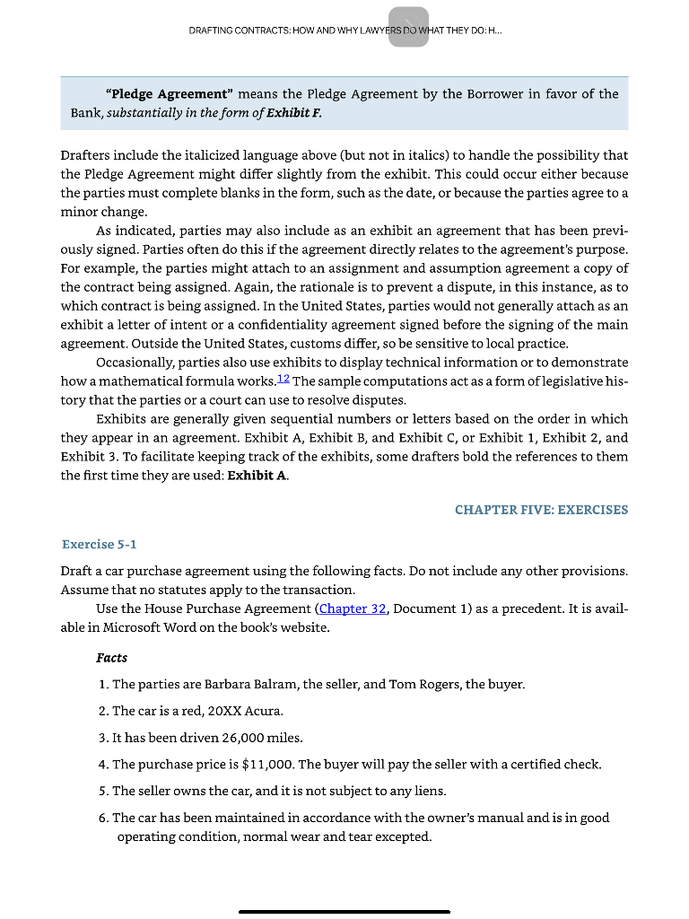 DRAFTING CONTRACTS: HOW AND WHY LAWYERS DO WHAT