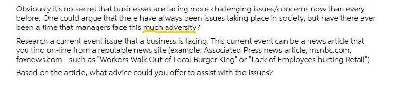 Obviously it's no secret that businesses are