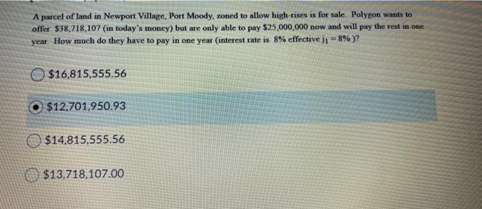 A parcel of land in Newport Village, Port Moody,