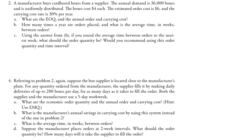 Need solution for question 4. (Question 2 is