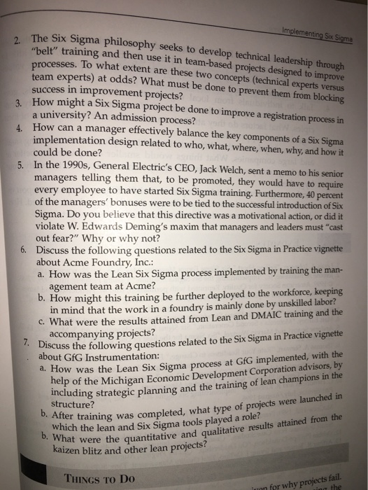 Implementing Six Sigma The Six Sigma philosophy