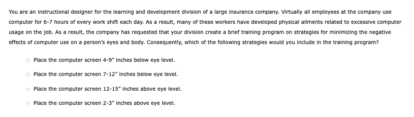 Options for Q 1&2: HR class, For each example in