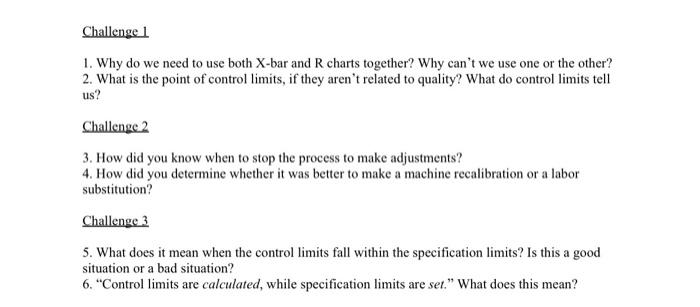 Can you please answer each question in order and