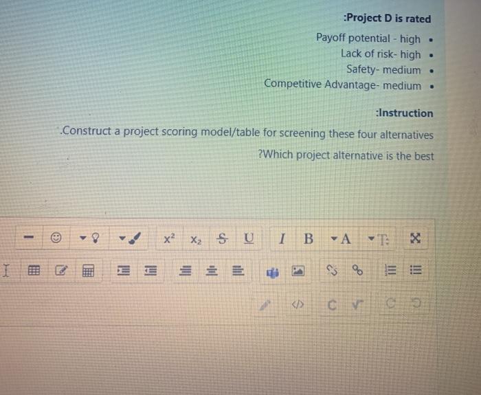 Problem: Scoring Model Problem Consider the
