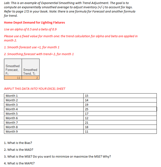 please help find Question 1: BIAS and also the