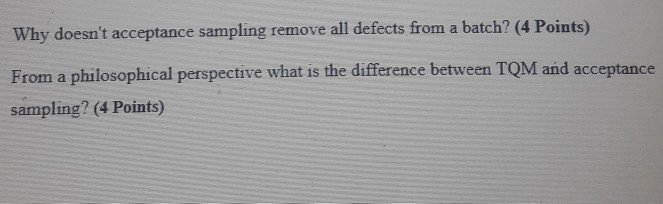 Why doesn't acceptance sampling remove all
