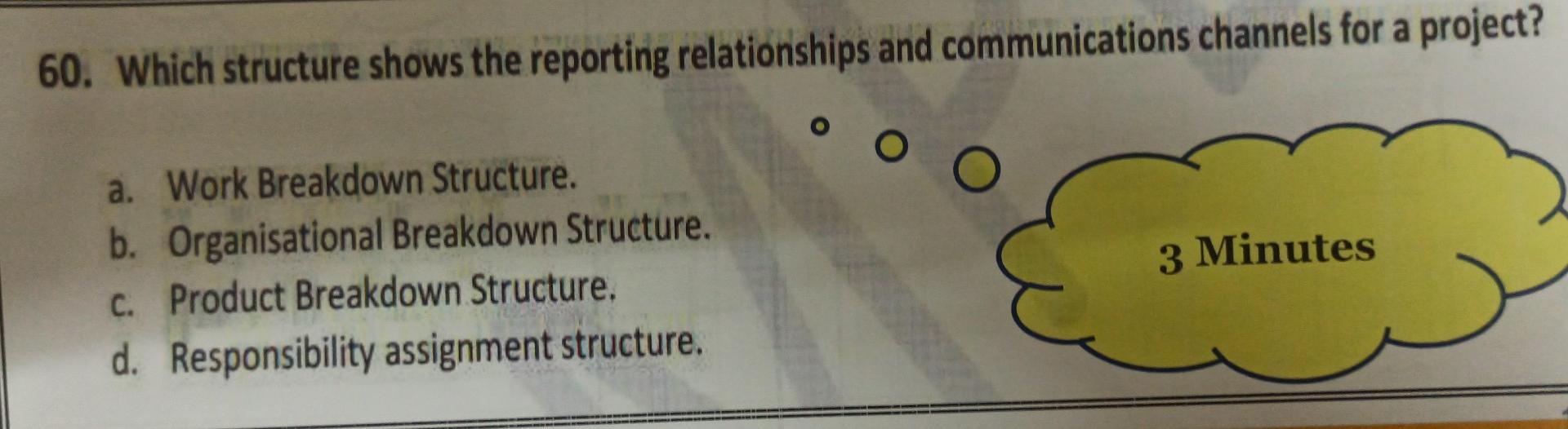 60. Which structure shows the reporting
