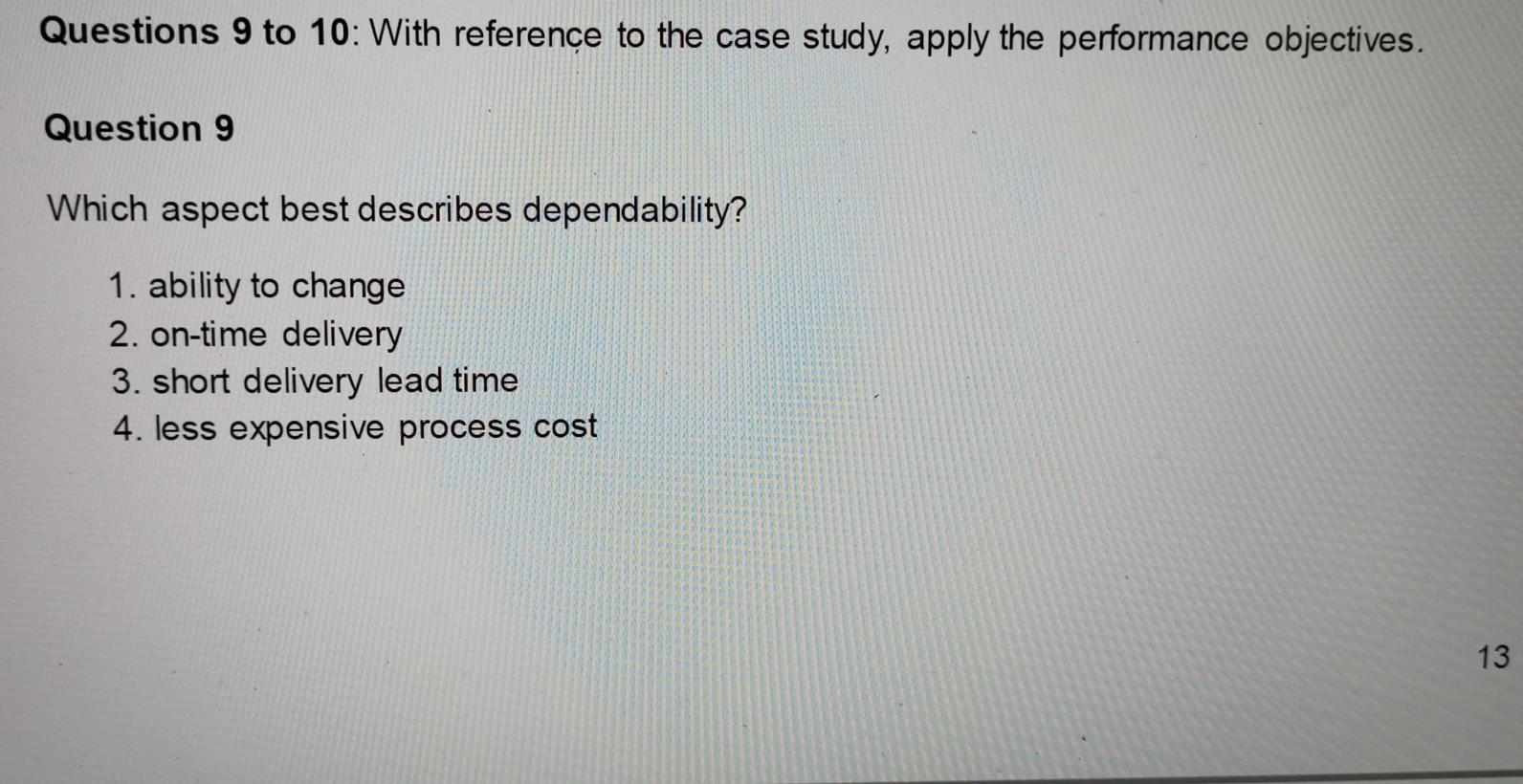 MULTIPLE-CHOICE QUESTIONS (10 marks) Answer the