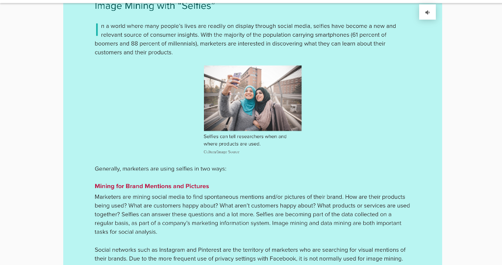 1. Why would image mining be a good market