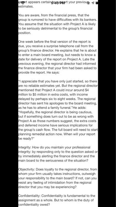 You are a qualified accountant in practice, and