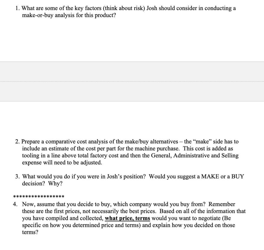 Please answer the following questions: