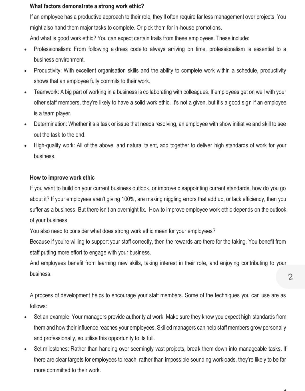 . . Have a recognition system: "Employee of the