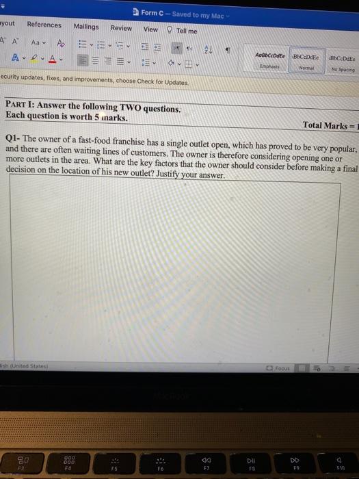 FormSaved to my Mac yout References Mailings