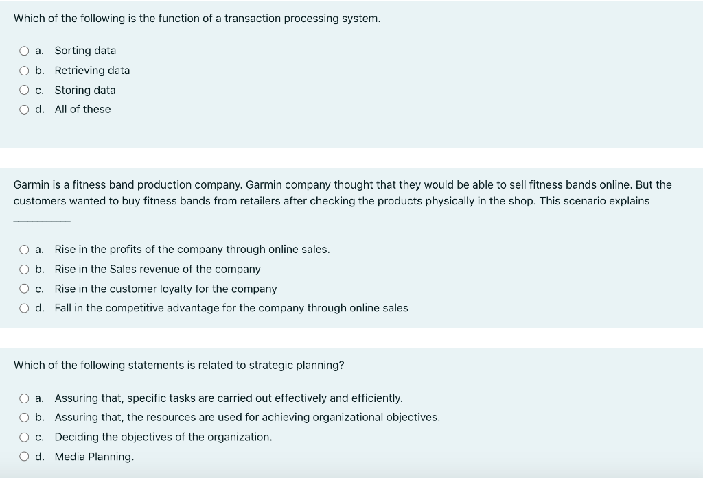 Choose the correct answer I have one hour only I