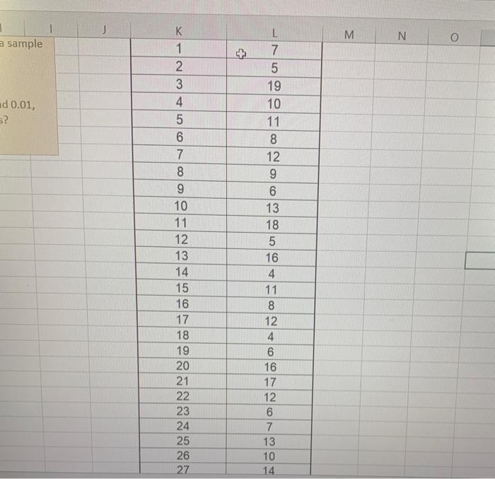 slove it in excel A B C D E F G H Q2) Five data