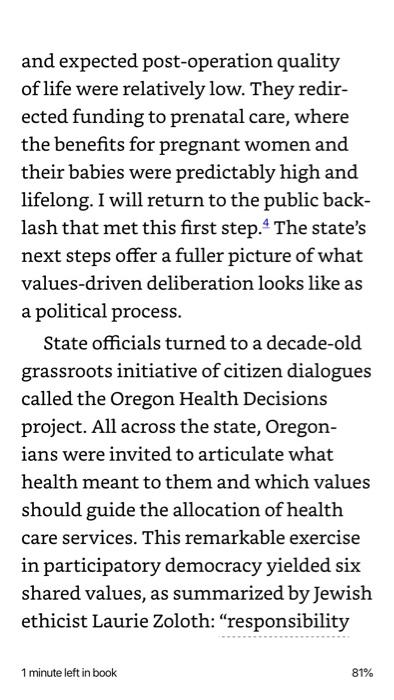 Explain the six values from the Oregon Project