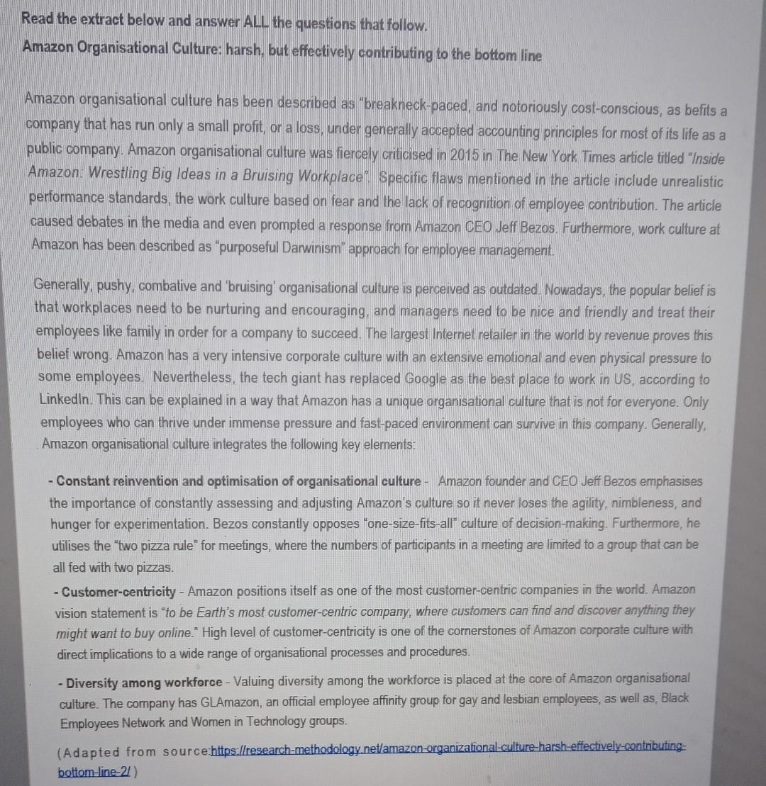 Read the extract below and answer AlL the