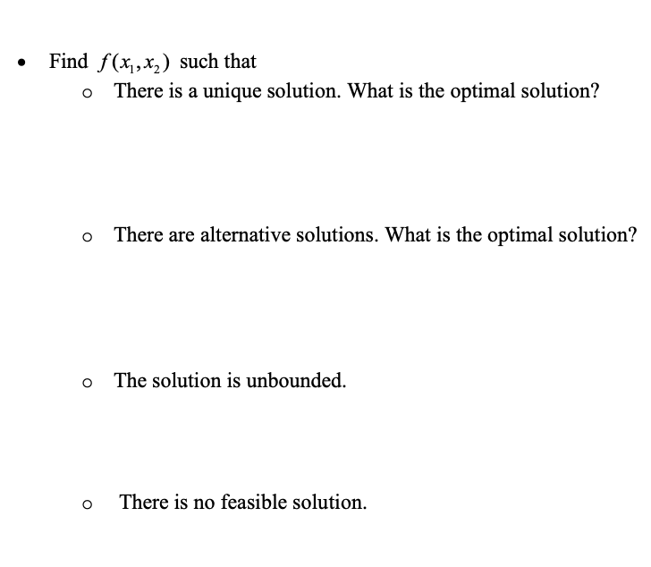 2. Consider the following Linear Program with a