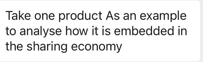 Take one product As an example to analyse how it