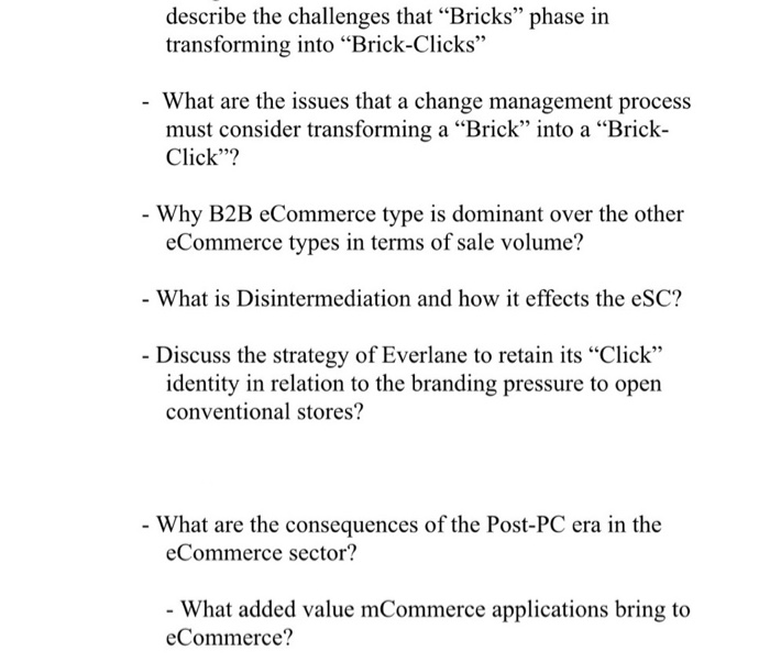 please answer all typed describe the challenges